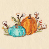 Plentiful Pumpkins in Watercolor