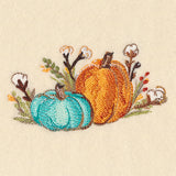 Plentiful Pumpkins in Watercolor