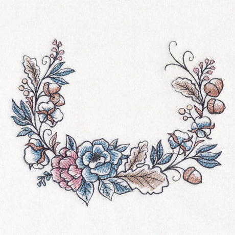 Painted Autumn Half Laurel