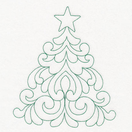Elegant Christmas Quilting - Tree (Double Run)