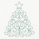 Elegant Christmas Quilting - Tree (Double Run)