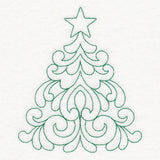 Elegant Christmas Quilting - Tree (Double Run)