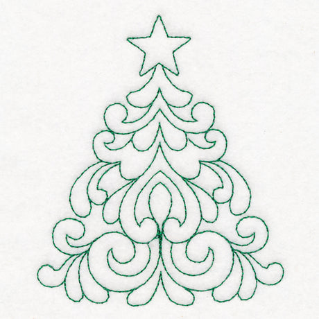 Elegant Christmas Quilting - Tree (Double Run)