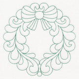 Elegant Christmas Quilting - Wreath (Double Run)