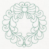Elegant Christmas Quilting - Wreath (Double Run)