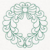 Elegant Christmas Quilting - Wreath (Double Run)