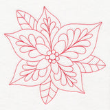 Elegant Christmas Quilting - Poinsettia (Double Run)