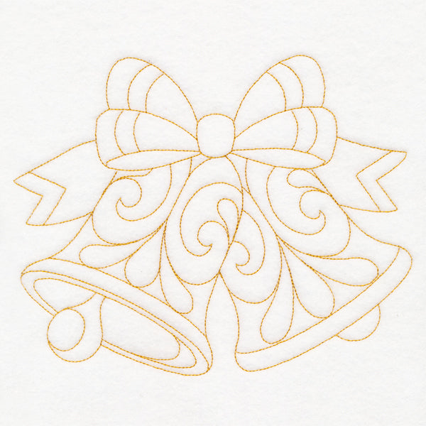 Elegant Christmas Quilting - Bells (Double Run)