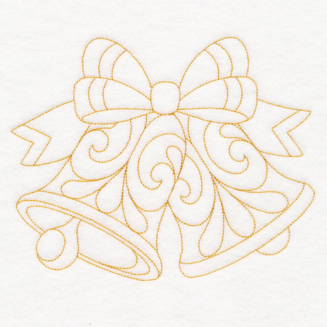 Elegant Christmas Quilting - Bells (Double Run)