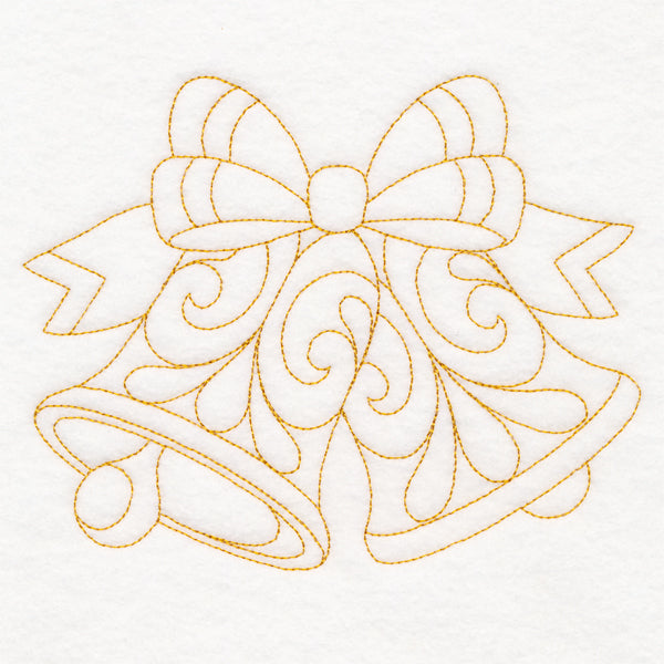 Elegant Christmas Quilting - Bells (Double Run)