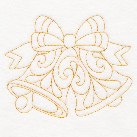 Elegant Christmas Quilting - Bells (Double Run)