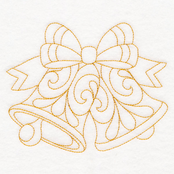 Elegant Christmas Quilting - Bells (Double Run)