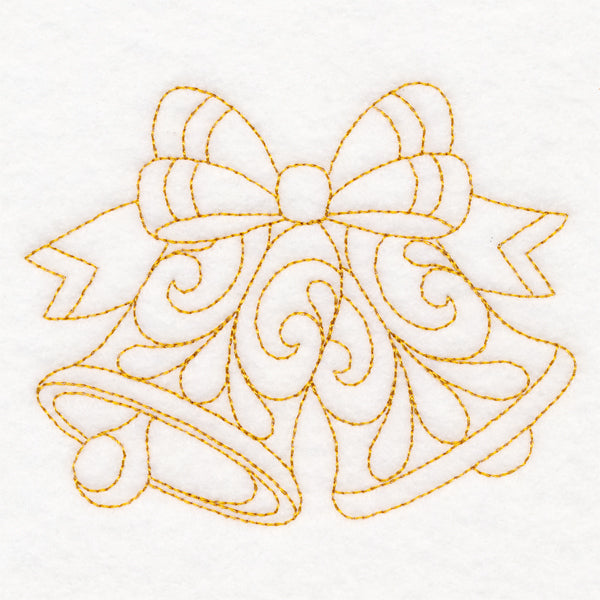Elegant Christmas Quilting - Bells (Double Run)