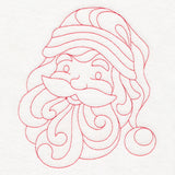 Elegant Christmas Quilting - Santa (Double Run)