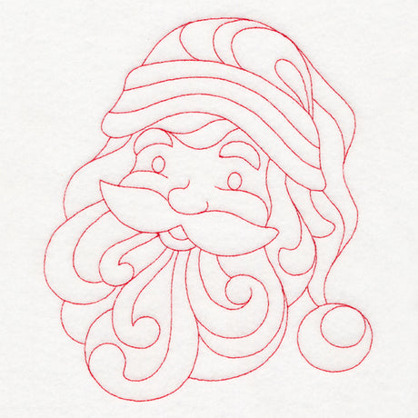 Elegant Christmas Quilting - Santa (Double Run)