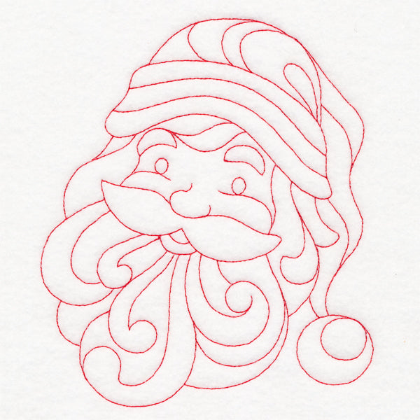 Elegant Christmas Quilting - Santa (Double Run)