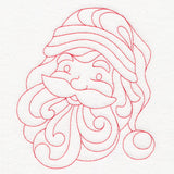 Elegant Christmas Quilting - Santa (Double Run)