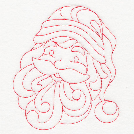 Elegant Christmas Quilting - Santa (Double Run)