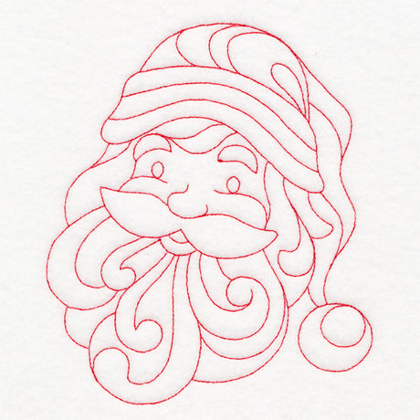 Elegant Christmas Quilting - Santa (Double Run)