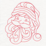 Elegant Christmas Quilting - Santa (Double Run)