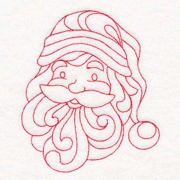 Elegant Christmas Quilting - Santa (Double Run)
