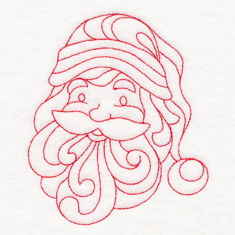 Elegant Christmas Quilting - Santa (Double Run)