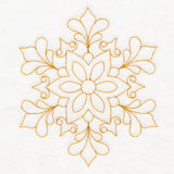 Elegant Christmas Quilting - Snowflake (Double Run)