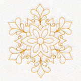 Elegant Christmas Quilting - Snowflake (Double Run)