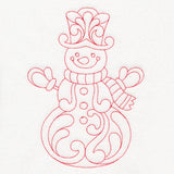Elegant Christmas Quilting - Snowman (Double Run)