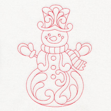 Elegant Christmas Quilting - Snowman (Double Run)