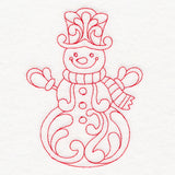 Elegant Christmas Quilting - Snowman (Double Run)