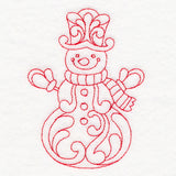Elegant Christmas Quilting - Snowman (Double Run)