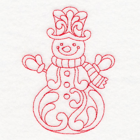 Elegant Christmas Quilting - Snowman (Double Run)