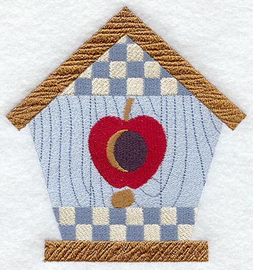Country Birdhouse & Apple