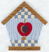 Country Birdhouse & Apple