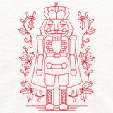 Home for Christmas - Nutcracker (Redwork)