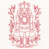 Home for Christmas - Nutcracker (Redwork)