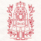 Home for Christmas - Nutcracker (Redwork)