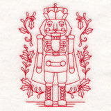 Home for Christmas - Nutcracker (Redwork)
