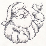 Jolly Santa Etching