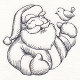 Jolly Santa Etching