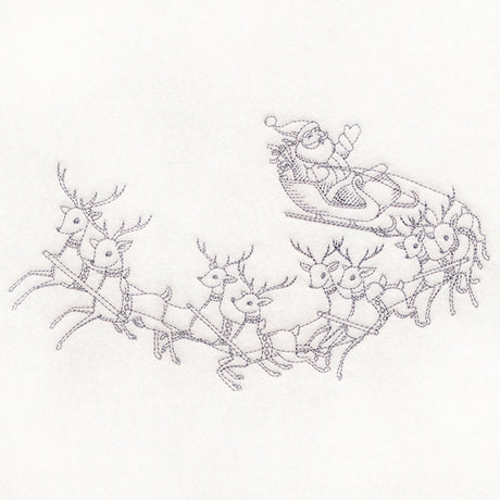 Jolly Sleigh Ride Etching