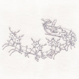 Jolly Sleigh Ride Etching