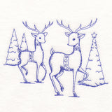 Jolly Reindeer Etching
