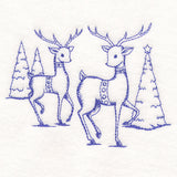Jolly Reindeer Etching