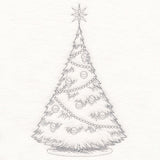 Jolly Christmas Tree Etching