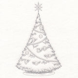 Jolly Christmas Tree Etching