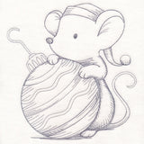 Jolly Mouse Etching