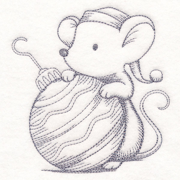 Jolly Mouse Etching
