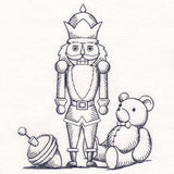 Jolly Nutcracker Etching